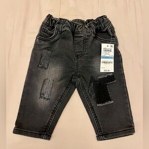 New Baby Stretch Jeans, Elastic Waist, 3-6M
